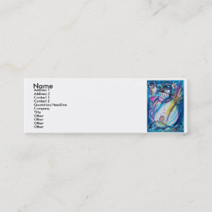 CARTE DE VISITE MINI LA NEIGE AVEC LA BOULE
