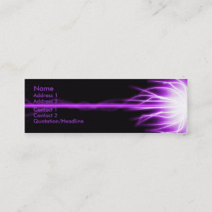 Carte De Visite Mini Laser pourpre