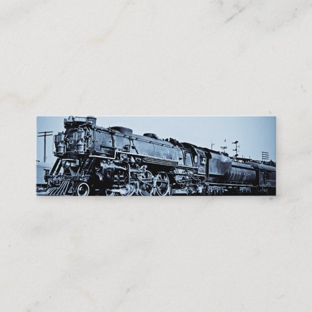Carte De Visite Mini Le train a gardé un Rollin (Devant)