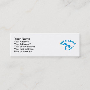 Carte De Visite Mini Les Great Lakes