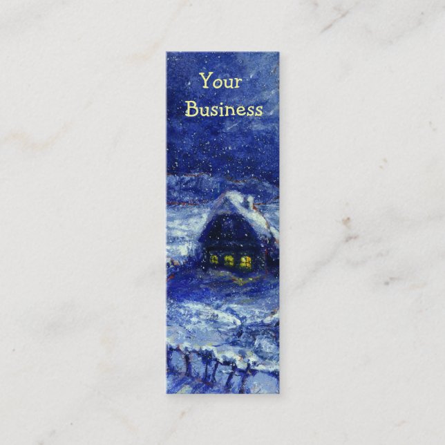 Carte De Visite Mini L'hiver en Russie / L'été en Russie (Devant)