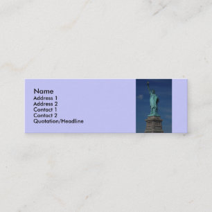 Carte De Visite Mini Liberté éclairant le monde - Statue de la Liberté