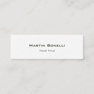 Carte De Visite Mini Linen Slim tendance Personnaliser Mini Carte de vi