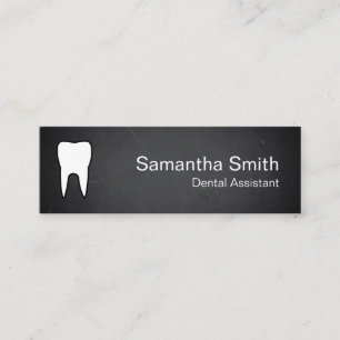 Carte De Visite Mini Logo dentaire moderne élégant assistant dentiste