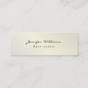 Carte De Visite Mini Lux métallique moderne