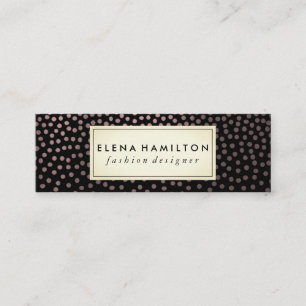 Carte De Visite Mini Luxe Speckled Motif