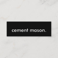 maçon de ciment