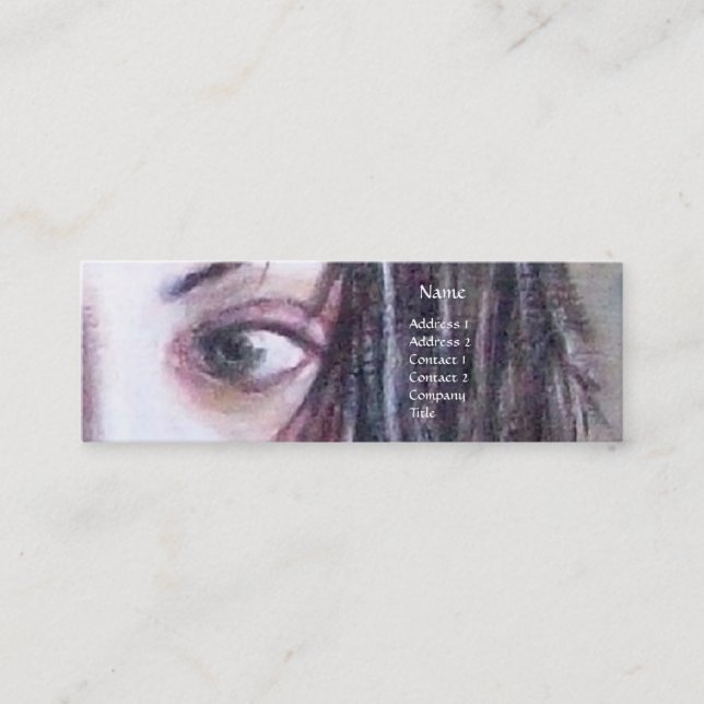 CARTE DE VISITE MINI MAGDALEN (Devant)