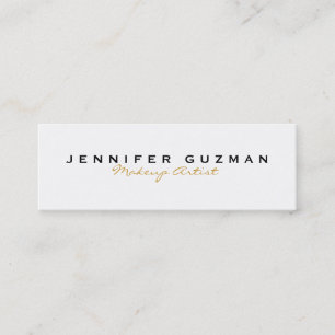 Carte De Visite Mini Maquilleur d'or