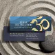 Carte De Visite Mini Méditation Yoga Instructeur Vie Entraîneur OM Symb ...