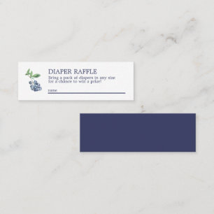 Carte De Visite Mini Mini carte boîtier de papier moulé à café Blueberr