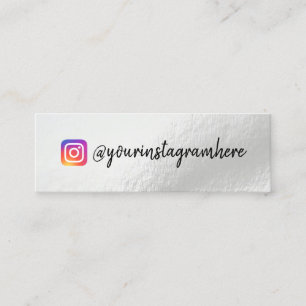 Carte De Visite Mini Mini-Carte de visite Holographique à changement de