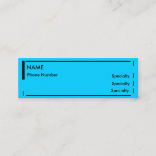 Carte De Visite Mini Mini résumé