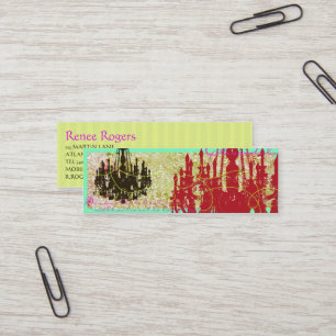 Carte De Visite Mini Modèle maigre de lustre
