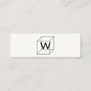 Carte De Visite Mini Monogram Cubed / Entreprise