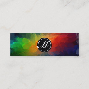 Carte De Visite Mini Monogramme d'art