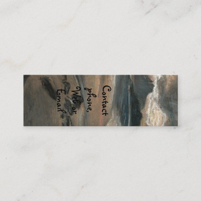 Carte De Visite Mini Mont St Michael, Cornouailles (Devant)