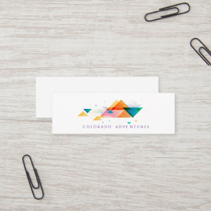 Carte De Visite Mini montagnes Abstraites