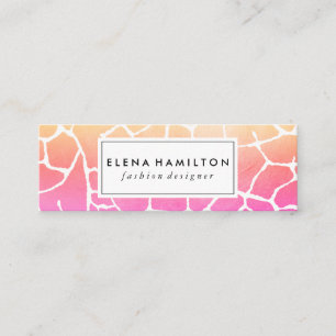 Carte De Visite Mini Motif contemporain chic