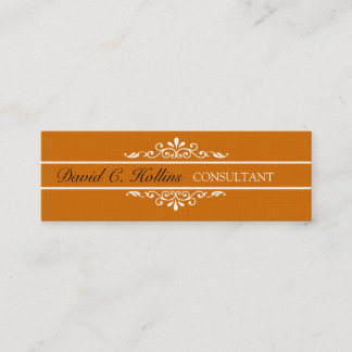 Carte De Visite Mini MOTIF fleuri élégant Luxe somptueux fleuri