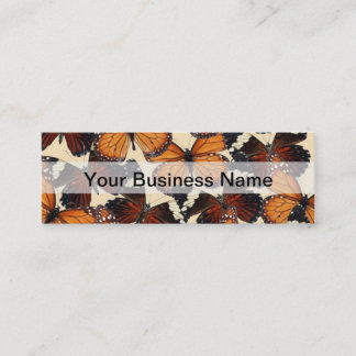 Carte De Visite Mini motif papillon Brown