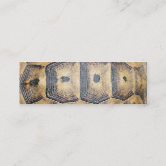 Carte De Visite Mini Motif Tortoise Shell (Devant)