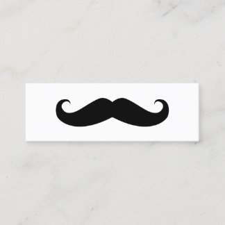 Carte De Visite Mini Moustache
