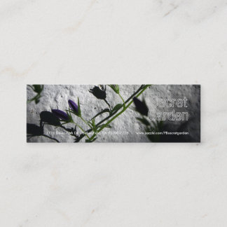 Carte De Visite Mini Mur avec des campanules