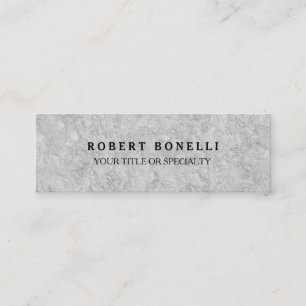 Carte De Visite Mini Mur gris unique professionnel mince