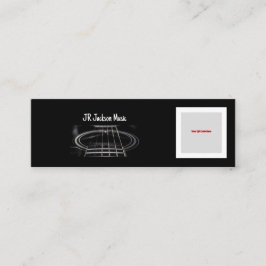 Carte De Visite Mini Musique/CODE QR Guitariste