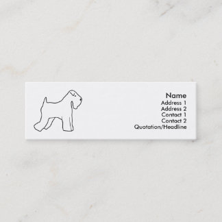 Carte De Visite Mini "My Wheaten Terrier"