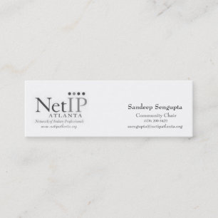 Carte De Visite Mini NetIP Atlanta BW