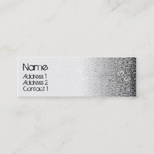 Carte De Visite Mini Noir de PRODUITS ORGANIQUES