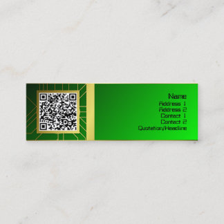 Carte De Visite Mini Noyau d'énergie résistant