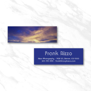 Carte De Visite Mini Nuages Lumineux Photo