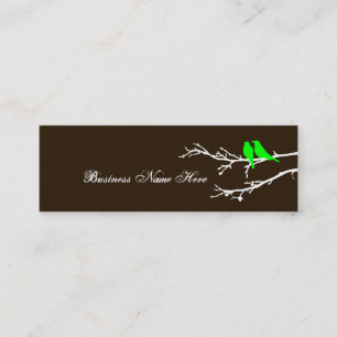 Carte De Visite Mini oiseaux de mod