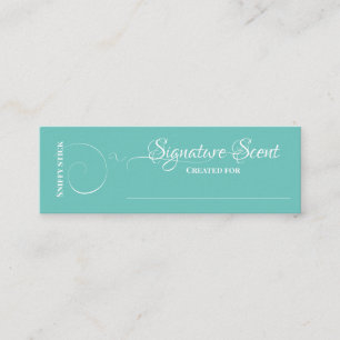 Carte De Visite Mini Parfum sur mesure parfum personnel sniff note mixe