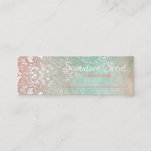 Carte De Visite Mini Parfum sur mesure parfum personnel sniff note mixe