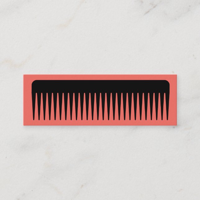 Carte De Visite Mini Peigne de prise des yeux (Devant)