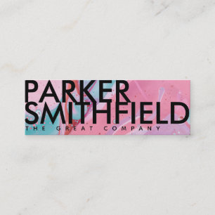 Carte De Visite Mini Peinture colorée pour