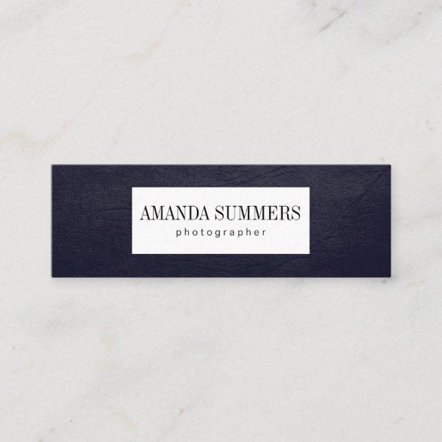 Carte De Visite Mini Perturbation violette (Devant)