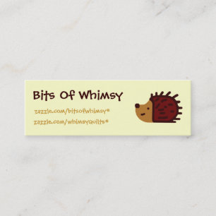 Carte De Visite Mini Petit hérisson !