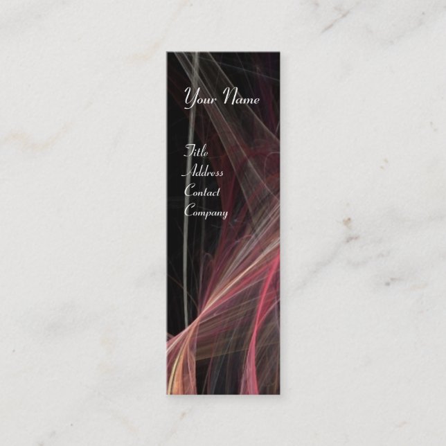 Carte De Visite Mini PHOTON CRAZY MONOGRAM gem violet (Devant)