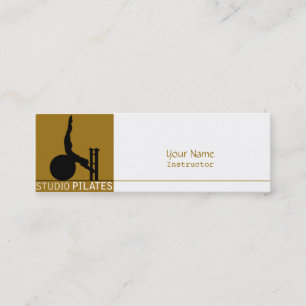 Carte De Visite Mini Pilates Studio - Business, Profil Card