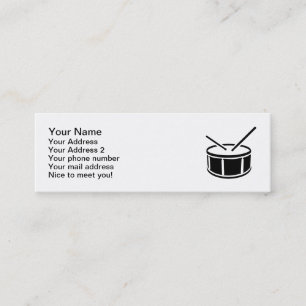 Carte De Visite Mini Pilon de tambour