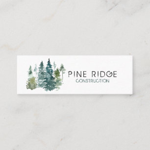 Carte De Visite Mini Pins Mini aquarelle minimaliste rustique