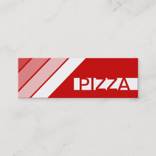 Carte De Visite Mini PIZZA rétro