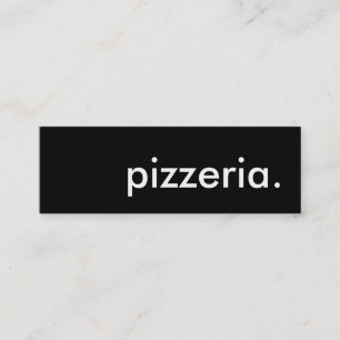 Carte De Visite Mini pizzeria.