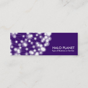 Carte De Visite Mini Planète de halo - Deep Purple