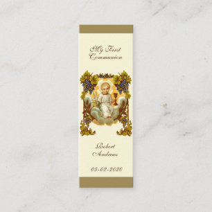 Carte De Visite Mini Première Communion Saint Jésus Souvenir